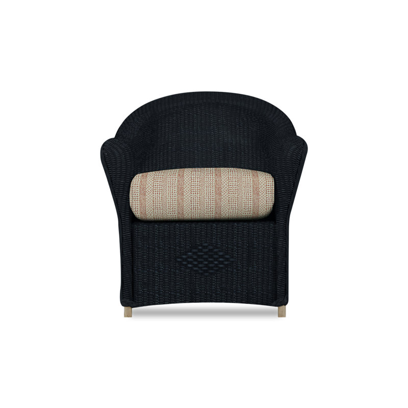 Reflections Outdoor Dining Armchair, Ebony, Remy Pebble