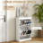 Shoe Cabinet For Entryway, Narrow Shoe Rack Storage Organizer With 2 Flip Drawers And Adjustable Shelves For 10 Pairs Of Shoes-891547992