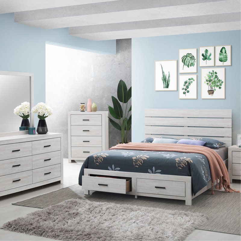 Commode 6 tiroirs Coastal White