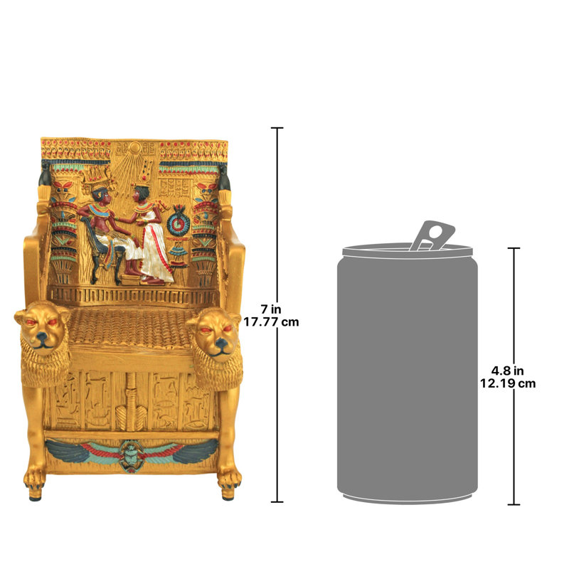 King Tuts Golden Throne Treasure Box