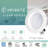 4" Retrofit LED, 9W, 5CCT Selectable, Dimmable