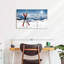 Red Skis Wall Art Multi Piece Canvas Print-92828652