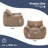 Compression Lazy sofa living room bedroom single sofa chair corduroy fabric sofa-1612246859