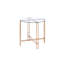 Table de bout en verre