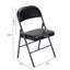 Ensemble de 4 chaises pliantes empilables en vinyle Inbox Zero Klinedinst
