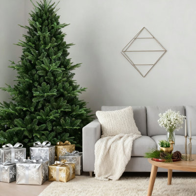 Arbre de Noël artificiel épinette de luxe dense et réaliste Luxury