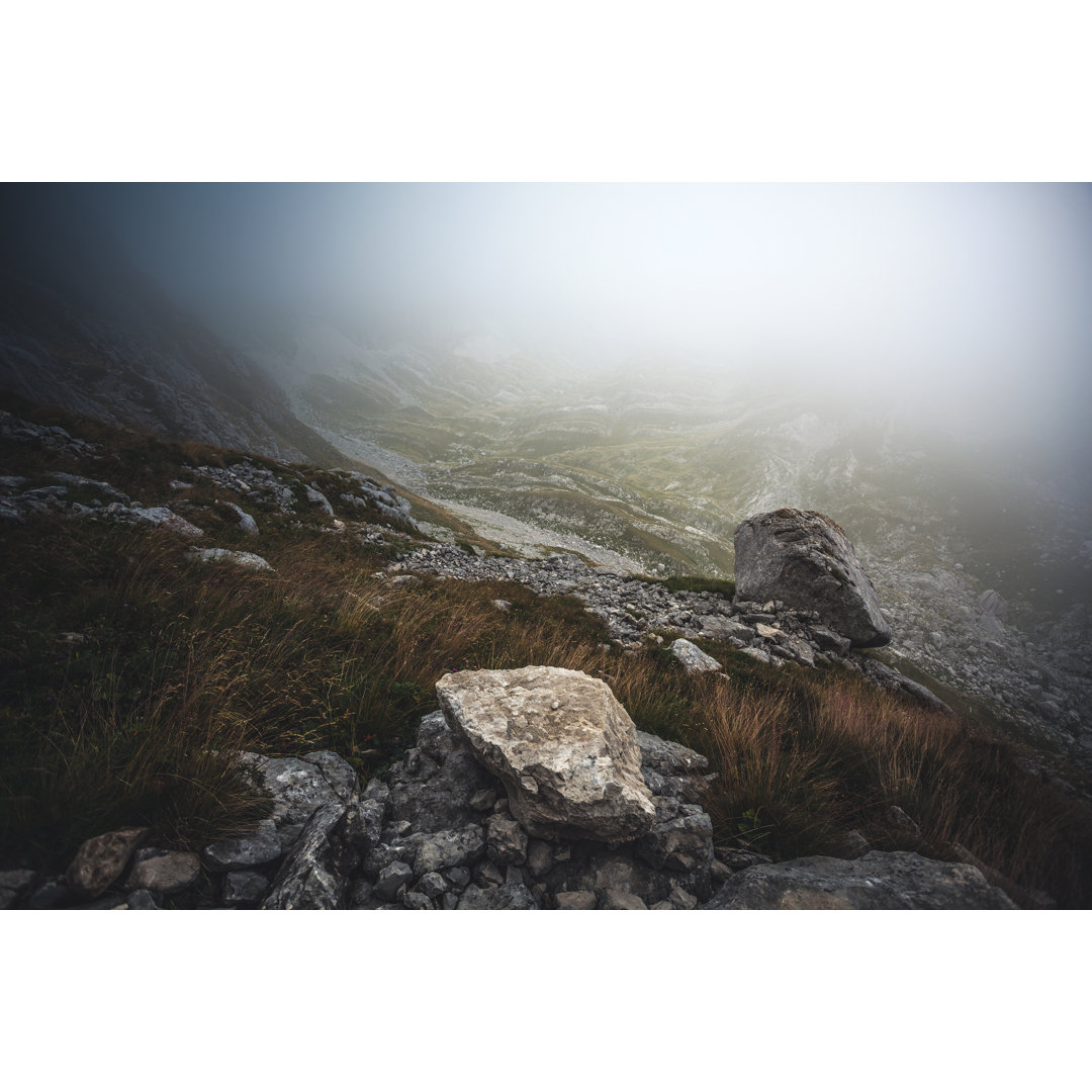 Nebel über Bergpfad von Sankai - Druck