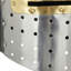 Sculpture Goldwasser Cole et casque en fer