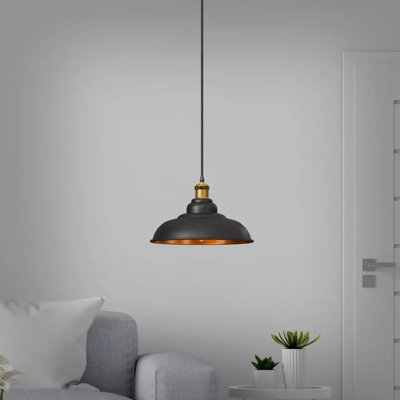13.5cm H Metal Bowl Lamp Shade ( Screw On )