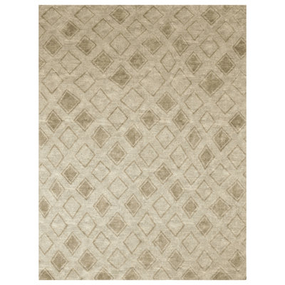 Linen Geometric Area Rug