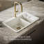 Riverby Top-Mount Large/Medium Double-Bowl Kitchen Sink with Accessories and Single Faucet Hole