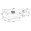 Canapé modulaire 2 pièces rembourré-653918036