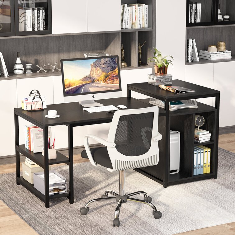 Wade Logan® Bansilal Computer Desk, Home Office, Laptop, Left