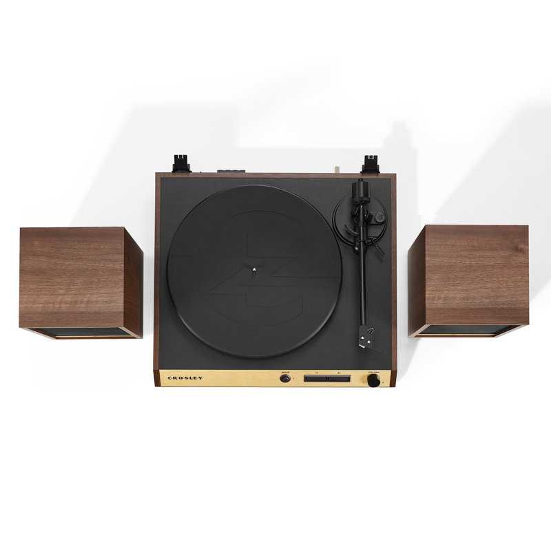 2 - Speed Turntable Decorative Record Player with Bluetooth
