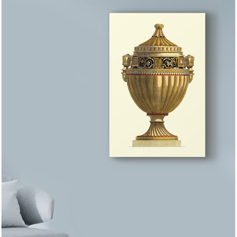 « empire urn iv », reproduction d’impression sur toile tendue, H 19 po x l 12 po x P 2 po