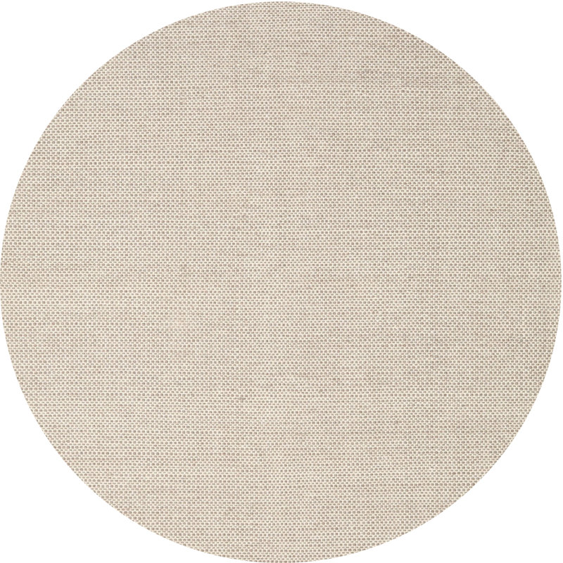 Surface beige contemporaine tapis, Rond 5 pi