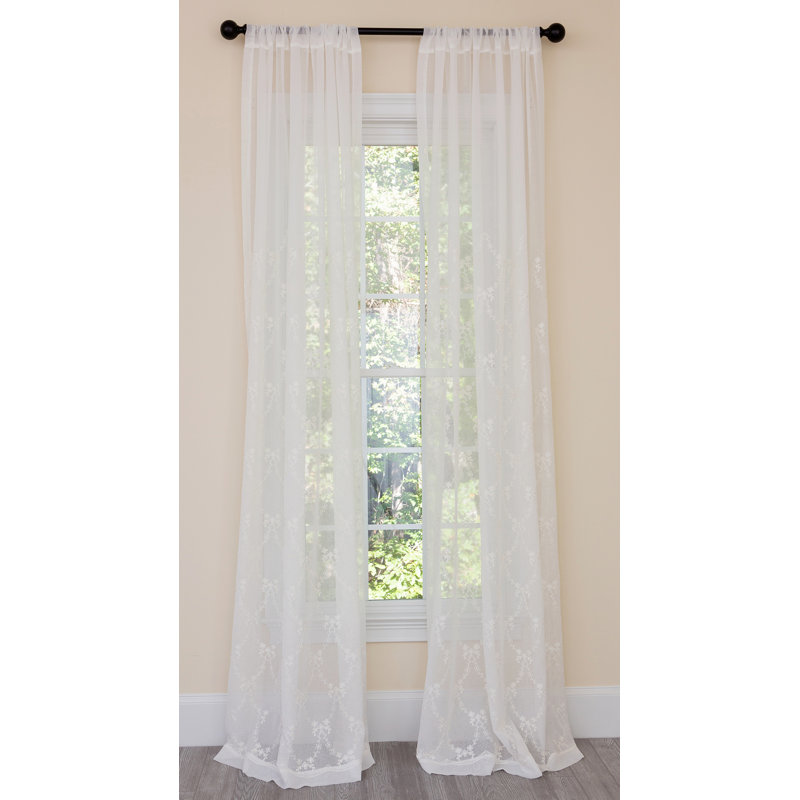 Ailani Sheer Curtain, 54" W x 108" L