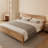 Boho Hand-woven PE Rattan Bed-1894471477
