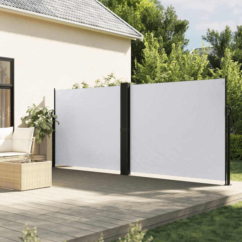 Auvent latéral rétractable Vidaxl anthracite, H 70,9 po x l 393,7 po, Anthracite