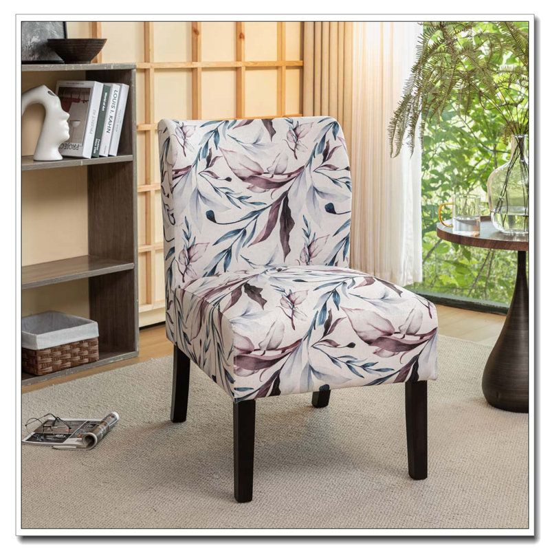 Fauteuil d'appoint contemporain sans accoudoirs