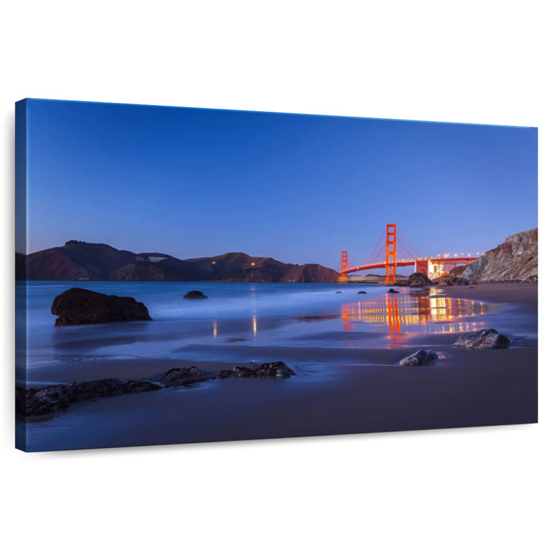 Lilie San Francisco Blue Hour, H 30 po x l 45 po