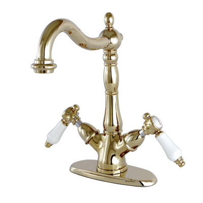 Kingston Brass Bel-Air Two-Handle 1-or-3 Hole Deck Mount Vessel Faucet