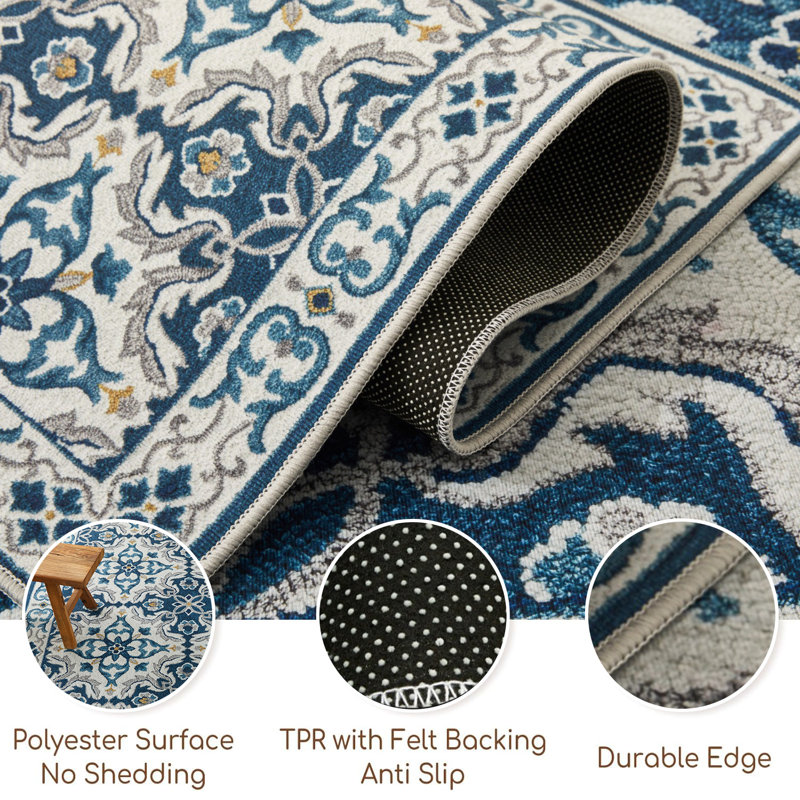 Modern Geometric Printed Area Rug, Rectangle 200 x 290 cm