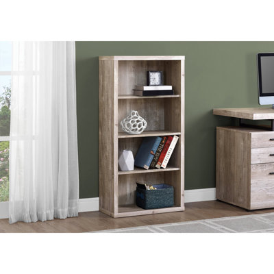 Bibliothèque élégante et fonctionnelle à 5 niveaux pour le bureau et la chambre à coucher