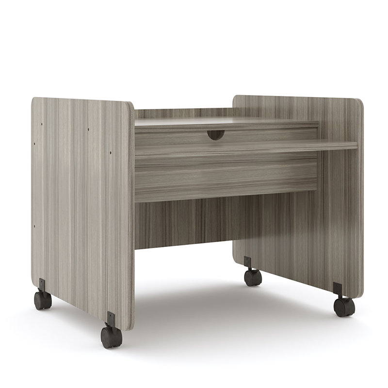 Bureau mobile 30 po Tot Mate, Oui, Gris orme ombré