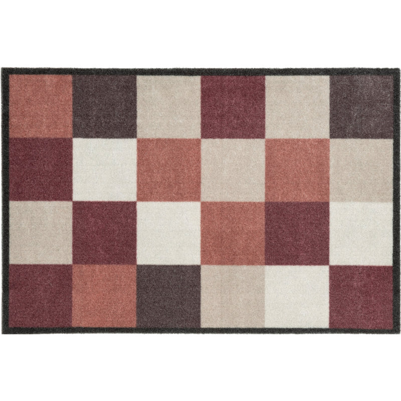 Aquene Non-Slip Patchwork Indoor Doormat, 0.8cm H x 50cm W x 75cm L