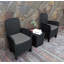 Marjo Plastic 3-Person Seating Group with Cushions-1019500969