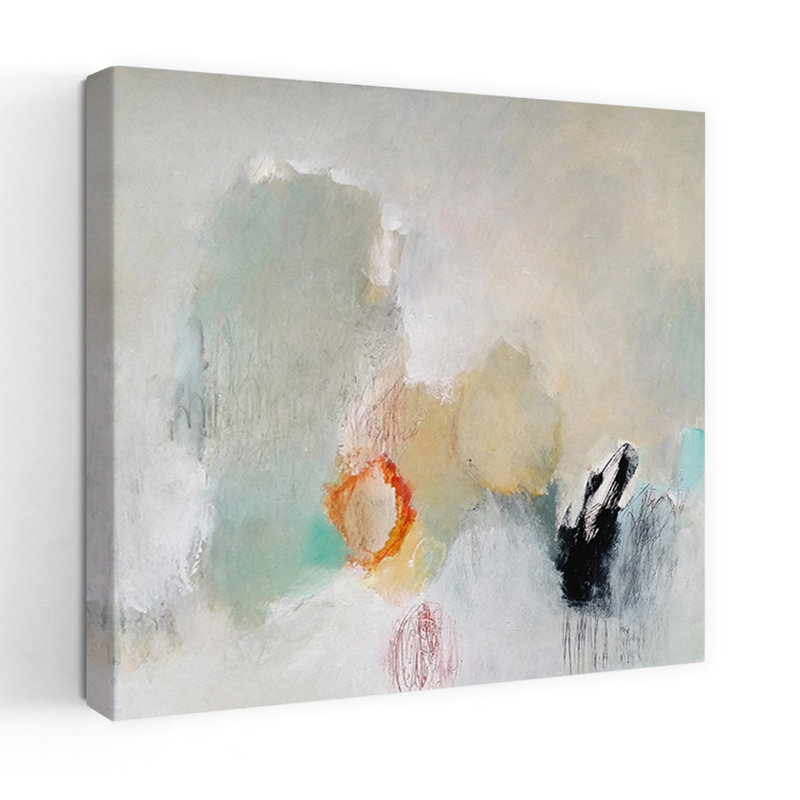 «Never Pass Here», art abstrait contemporain, H 48 po x l 48 po
