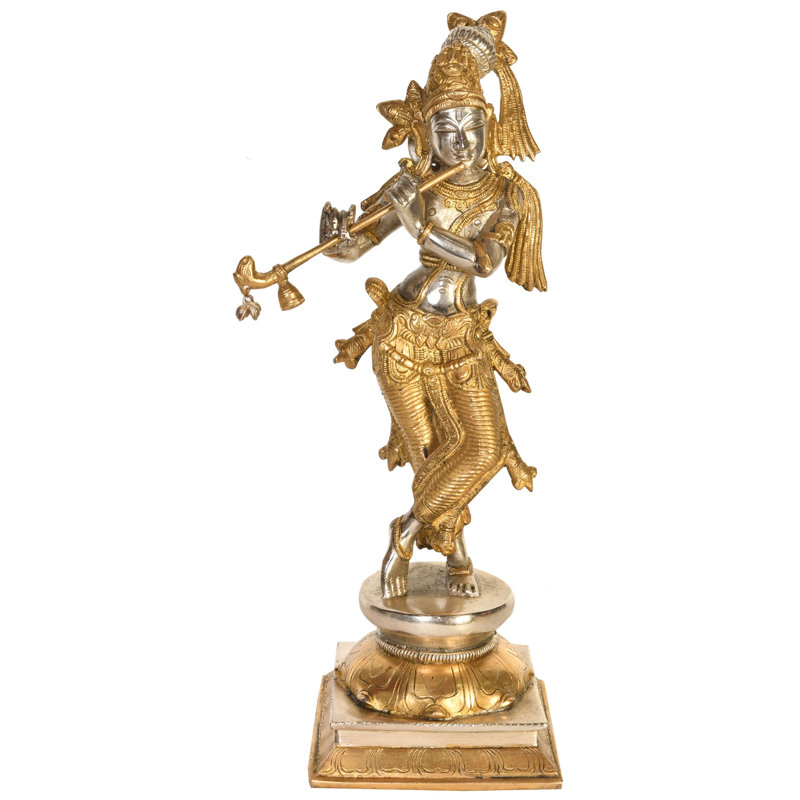 Krishna jouant de la flûte
