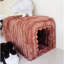 Rangement de fournitures pour animaux de compagnie - Banc en velours côtelé et lapin, cachette pour chats, salon, chambre à coucher, vestibule, banc intérieur creux en arc avec productivité-990689771
