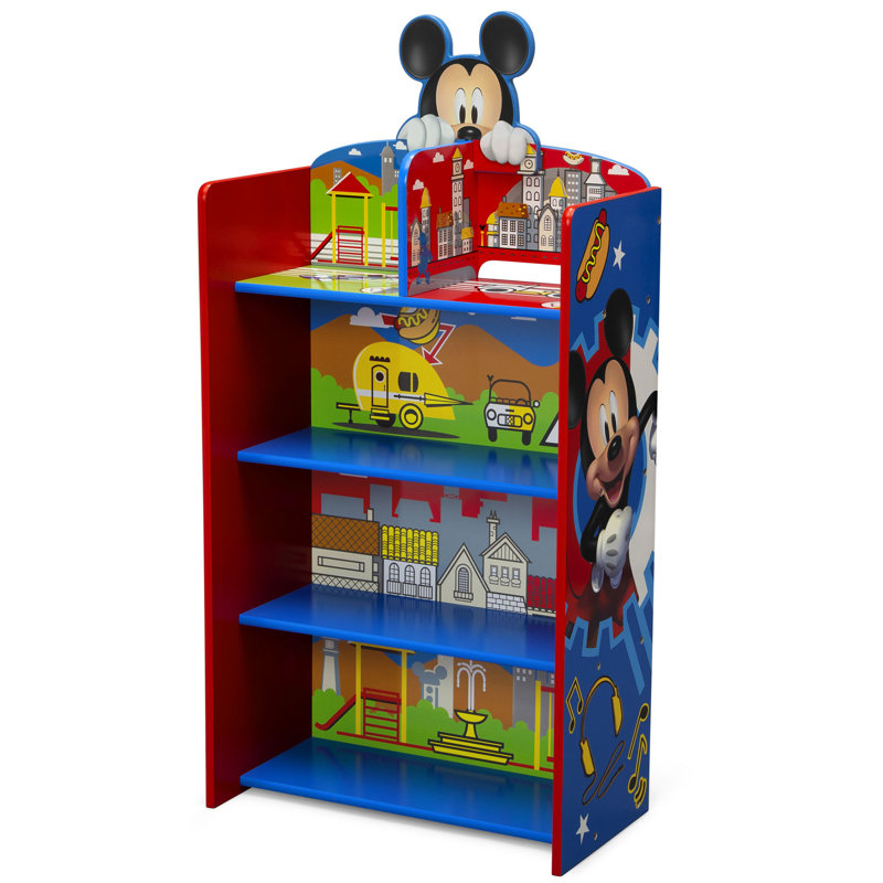 Bibliothèque Disney à 4 tablettes en bois Mickey Mouse par Delta Children
