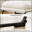 Ensemble de 2 tabourets à hauteur de comptoir Milos de 26 po, blanc vanille, sièges confortables et élégants pour les cuisines et les bars modernes-2021312652