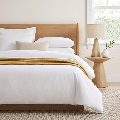 Coyer Classic Cotton Percale Duvet Cover Set