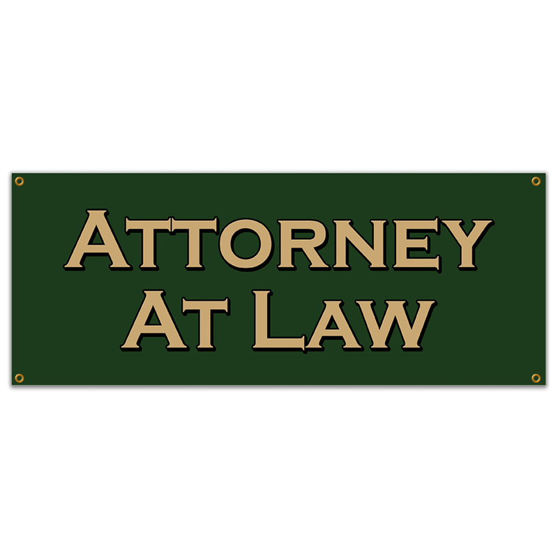 Bannière d'avocat