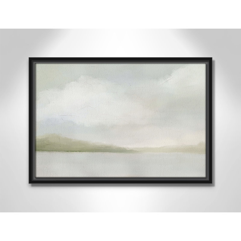 Queensland - Toile avec cadre flottant, H 13,5 po x l 19,5 po, Noir