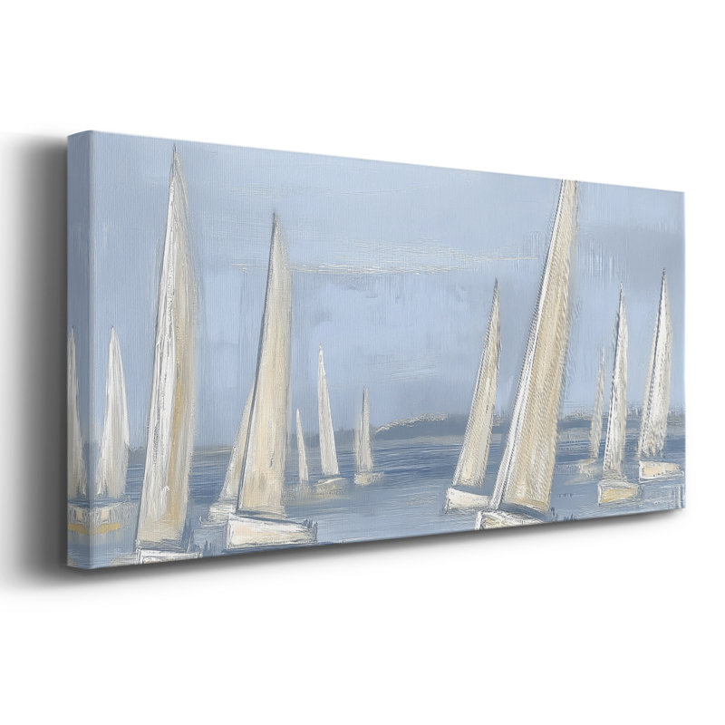 Nautical Series-CCXXXI- Toile tendue avec châssis - Prêt à accrocher, H 20 po x l 50 po