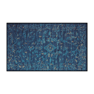 Tapis gris lavable à la machine