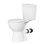 Toilette à sortie arrière | Toilette très haute 19 po avec double chasse puissante et peu encombrante