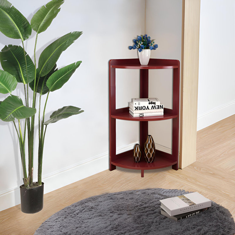 Armoire triangulaire, (3 tablettes) H 35,43 po x l 11,81 po x P 11,81 po