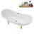 71" Streamline Clawfoot Tub,Tray,Drain and Clawfeet-101628945-102360909