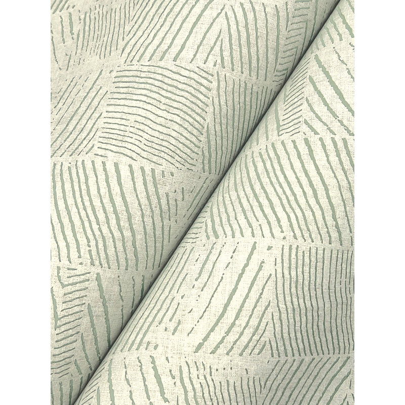 Papier peint pierre et bois, Vert