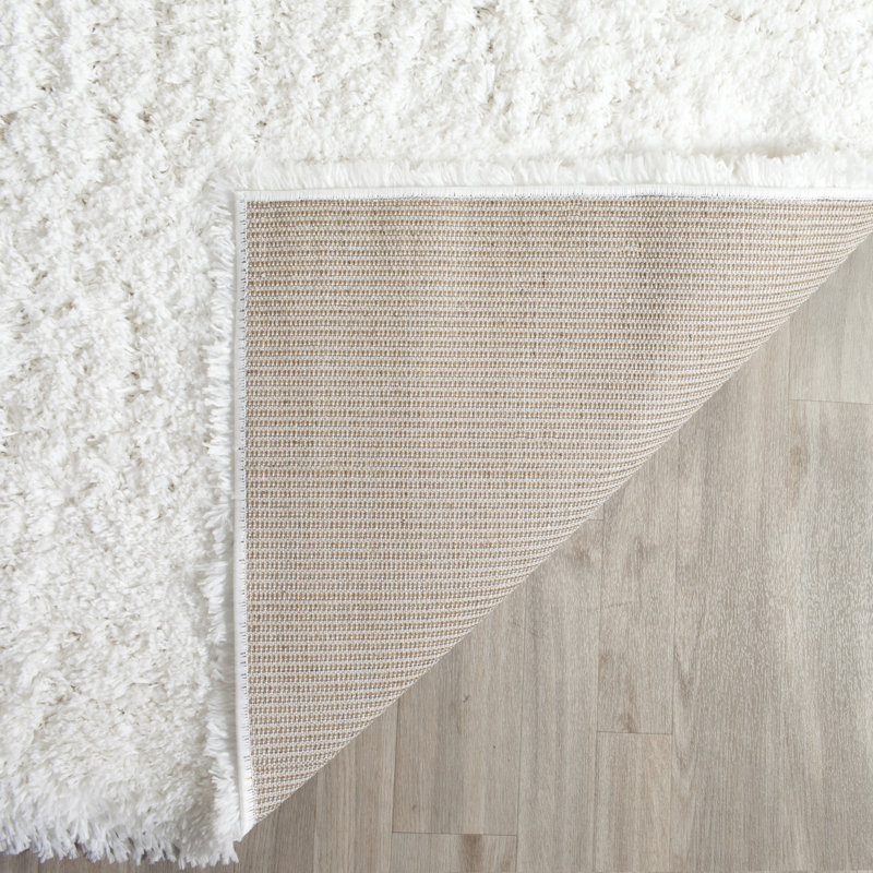 Jaydn Indie Shag Performance Solid Color Rug, Rectangle 4' x 6'