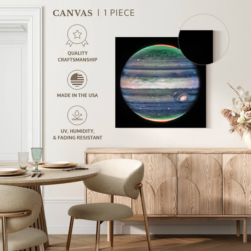 Oberle coloré Jupiter, H 10 po x l 10 po