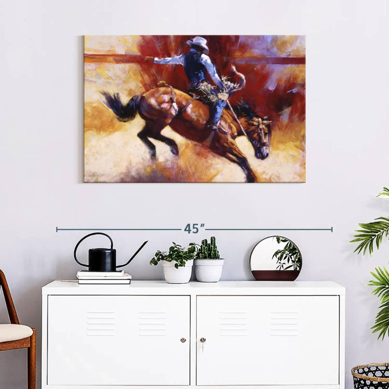 Sireci Yeehaw, 24" H x 36" W