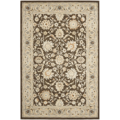 Tapis brun / ivoire Lavelle