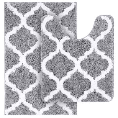 Charlana Microfiber / Microsuede Non-Slip Bath Rug